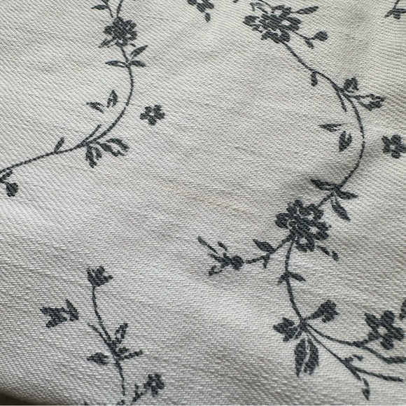 Current/Elliott Dress The Fray Edge Shift Mini Sugar Viney Floral White Blue 3 - Picture 13 of 13